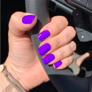 Color Street Supercharged Neon purple nail strips